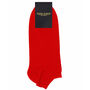 Oxford Stripe Scarlet And Classic Red Men's Trainer Socks, thumbnail 10 of 11