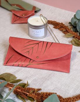 Hand Painted Leather Long Wallet, 2 of 4
