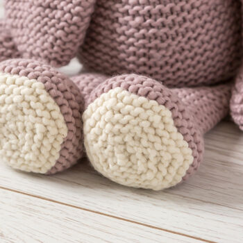 Giant Mabel Bunny Knitting Kit, 4 of 10