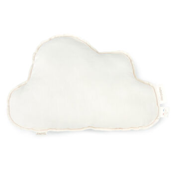 Linen Cloud Cushion In Off White, 2 of 4