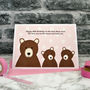 'Mummy Bear' Personalised Birthday Card, thumbnail 5 of 6