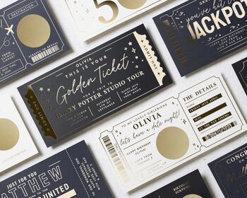 Golden Ticket Birthday Scratch Card, 9 of 9