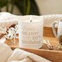 Personalised 60th Birthday Gift Glow Through Soy Candle, thumbnail 1 of 10