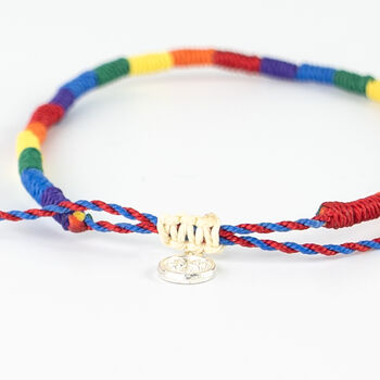 Just Like Us Woven Pride Anklet, 2 of 8