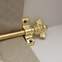 Polished Brass Stair Rods With Brass Bee Finials, thumbnail 1 of 6