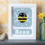 Personalised Childrens Bee Clock, thumbnail 1 of 9