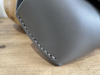 Personalised Grey Leather Glasses Case, 3 of 10
