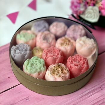 Wax Melt Peony Flower Box Malone Special Occasion Gift, 2 of 4