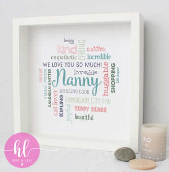 Personalised Word Art Gift For Her Any Occasion, 9 of 9