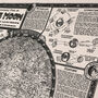 Moon Map Tea Towel, thumbnail 6 of 9