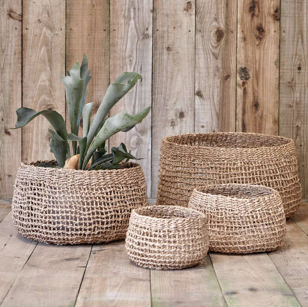 Handmade Seagrass Basket