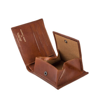 Men's Classic Bifold Wallet With Coin Pouch 'Ticciano', 9 of 12