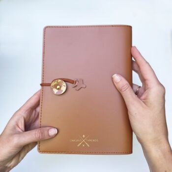 Stitch Where You've Been Vegan Leather Travel Notebook, 12 of 12