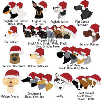 Personalised Dog Christmas Winter Decoration, 5 of 12