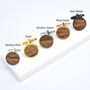 Personalised Walnut Wood Groom And Date Cufflinks, Wedding, thumbnail 8 of 8