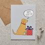 Fox Red Labrador Father’s Day Card – Dog Dad Card From The Dog, thumbnail 1 of 12