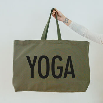 Really Big Yoga Bag Olive Green, 2 of 5