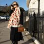 Cute Red Squirrel Print Scarf In Personalised Gift Box, thumbnail 7 of 7