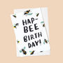 'Hapbee Birthday' Birthday Card, thumbnail 4 of 4