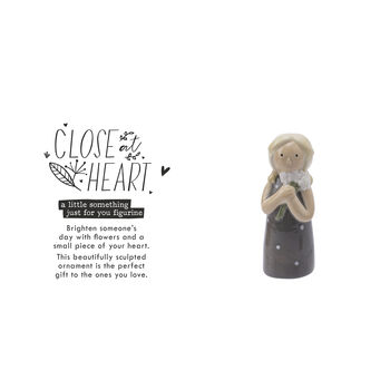 Flower Girl Figurine | Ceramic Ornament, 3 of 4