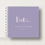 Personalised 'Lists' To Do Small Notebook, thumbnail 7 of 10