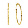 Jodhpur Hammered Sterling Silver/Gold Plated Hoop Earrings, thumbnail 7 of 12