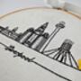 Liverpool Skyline Beginners Embroidery Kit, thumbnail 6 of 12