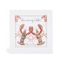 Personalised Lobster Love Pebble Picture, thumbnail 2 of 3