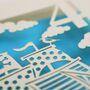 Personalised Papercut Pirate Birthday Card, thumbnail 2 of 8