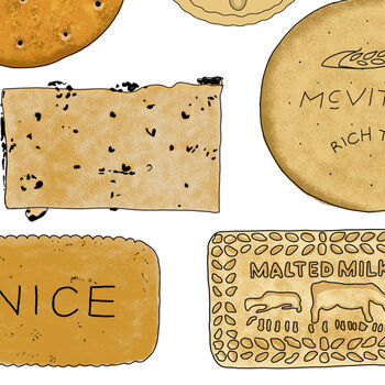 British Biscuit Selection Print, 2 of 7