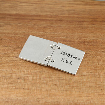 First Home Pewter Keepsake Gift Mini Folding Card, 5 of 6