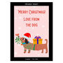 Merry Christmas From The Dog Cards Single/Boxed Set, thumbnail 2 of 2