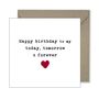 Birthday Card With Keepsake Crochet Heart, thumbnail 7 of 7