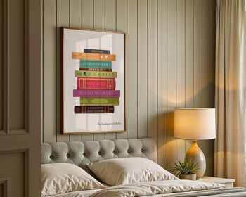 Shakespeare Classics Book Stack Art Print, 3 of 6