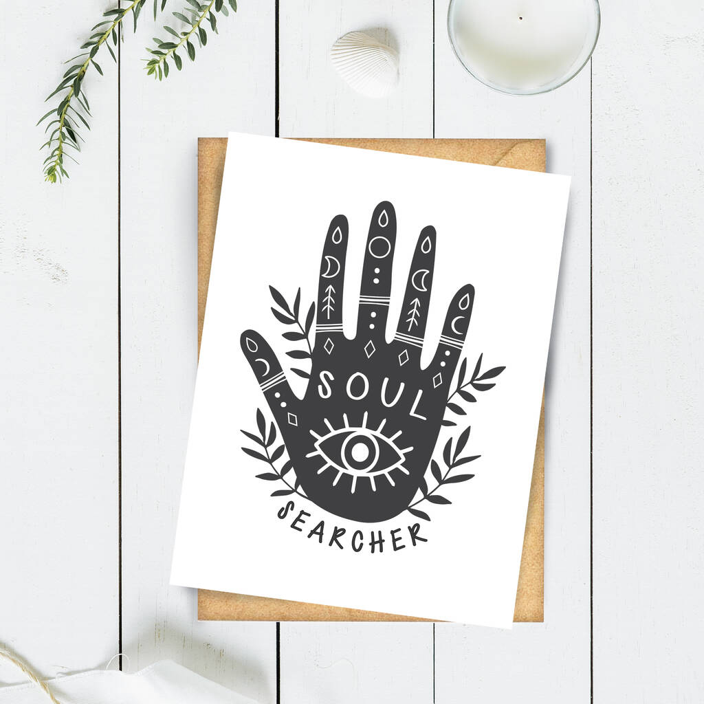 Soul Searcher Greeting Card, 1 of 2