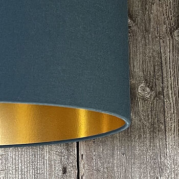 Banana Lampshade With Copper Or Gold Foil Lining, 7 of 9