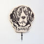 Personalised Wooden Dog Breed Lead Wall Hook, thumbnail 5 of 11
