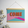Come Together Lyric A5 Print With Hanging Frame, thumbnail 1 of 2
