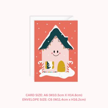 Festive House Christmas Card, 2 of 3