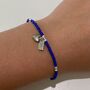 Chelsea Cfc Bead Bracelet With Heart Charm, thumbnail 1 of 4