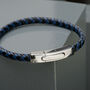 Mens Personalised Infinity Leather Bracelet, thumbnail 1 of 6