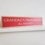 Personalised Train Room Wooden Sign, thumbnail 2 of 2