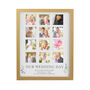 Personalised Botanical Oak Multi Photo Frame Wedding Gift, thumbnail 6 of 6