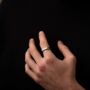 Customisable Silver Engraved Signet Ring For Men, thumbnail 6 of 12