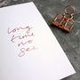 'Long Time No See' Rose Gold Foil Card, thumbnail 6 of 6