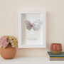 Custom Map 3D Butterfly Mother's Day Wall Art, thumbnail 1 of 2