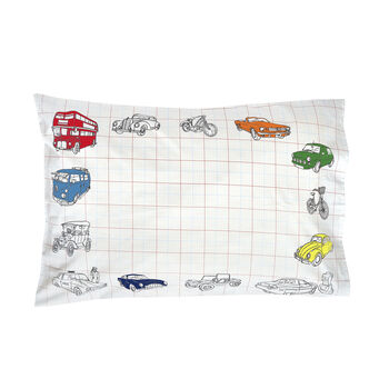 Cars And Tractors Colour In Pillowcase Kit + 10 Pens, 6 of 6