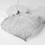 Aspen Real Leaf Necklace Large Size, thumbnail 5 of 12