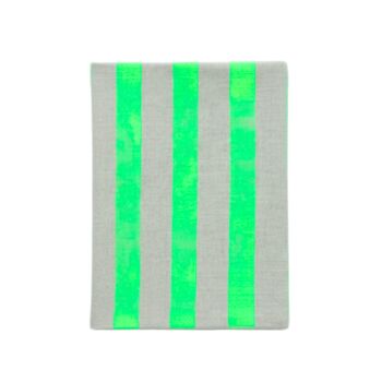 Upcycled A5 Notebook Reused Coffee Cups In Linen Stripe, 11 of 12