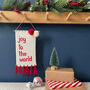 'Joy To The World' Christmas Wall Hanging, thumbnail 2 of 4